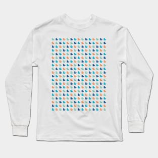 Cute Paddling of Ducks Pattern Long Sleeve T-Shirt